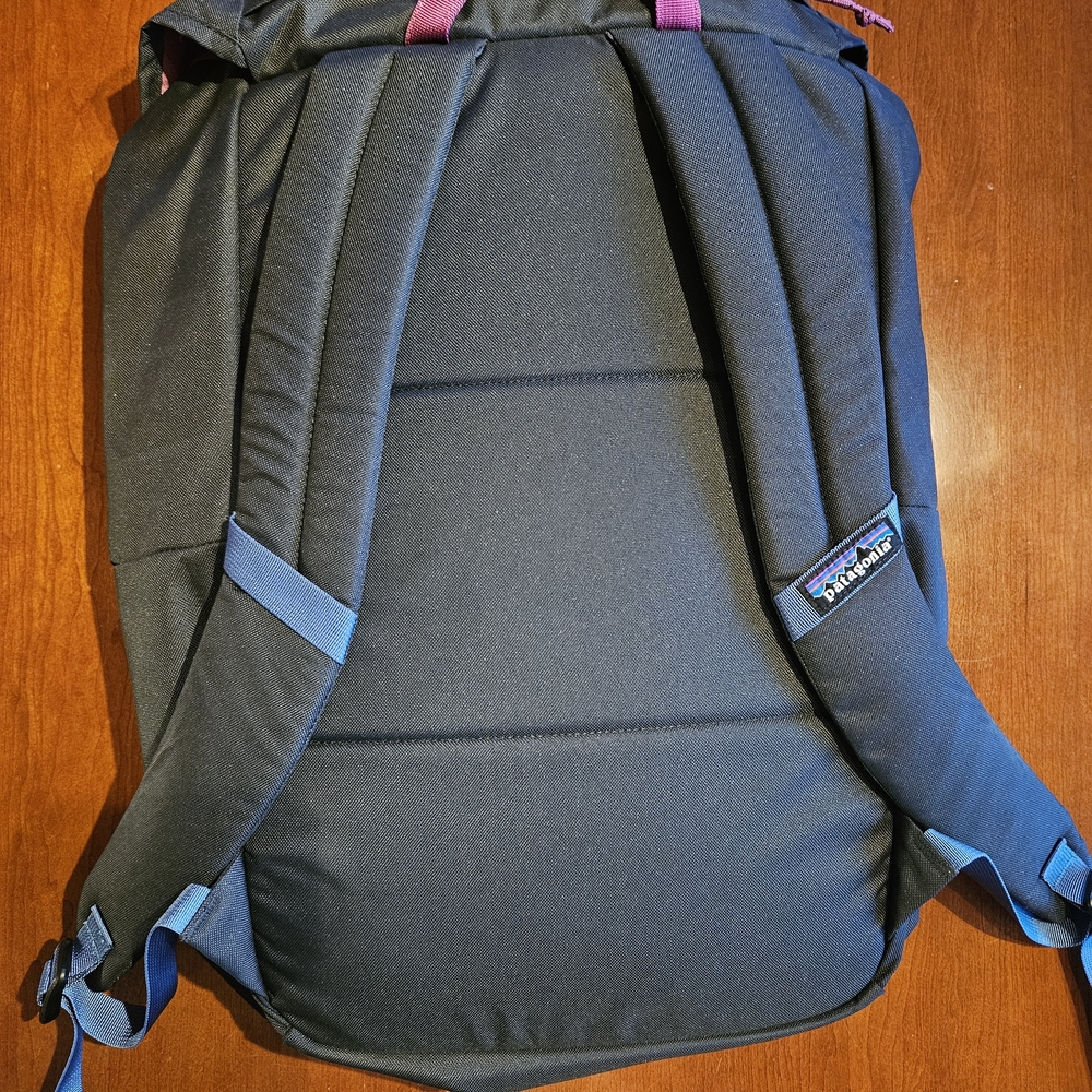 Patagonia Black Backpack with Teal and Pink Details - Picture 4 of 4